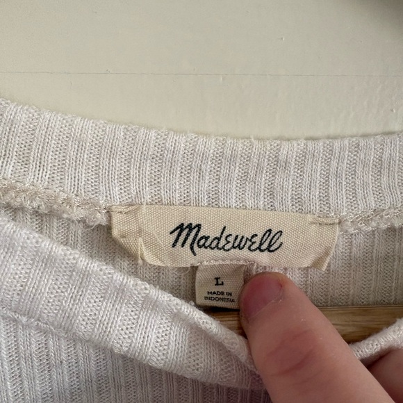 Madewell Ribbed Crewneck Long-Sleeve - Picture 5 of 7